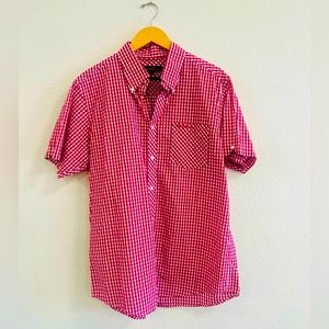 Ben Sherman red gingham shirt in 2XL